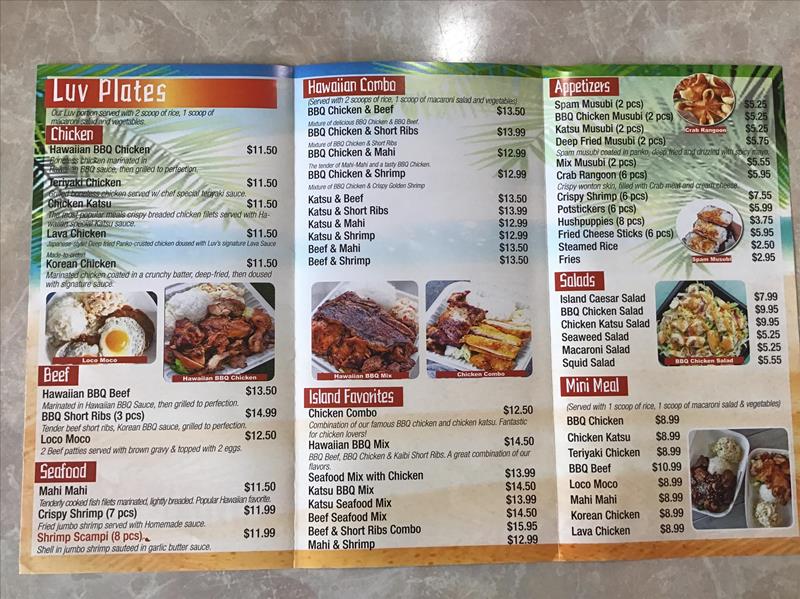 Luv Hawaiian BBQ Huntsville, AL